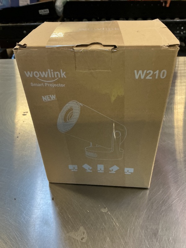 Photo 1 of [Built-in Apps & 2025 Upgraded] Mini Projector with WiFi 6 and Bluetooth 5.4 Support 4K 1080P Auto Keystone 180° Rotatable Projector Portable Compatibile with HDMI/TV Stick/Memory Stick/Laptop, White