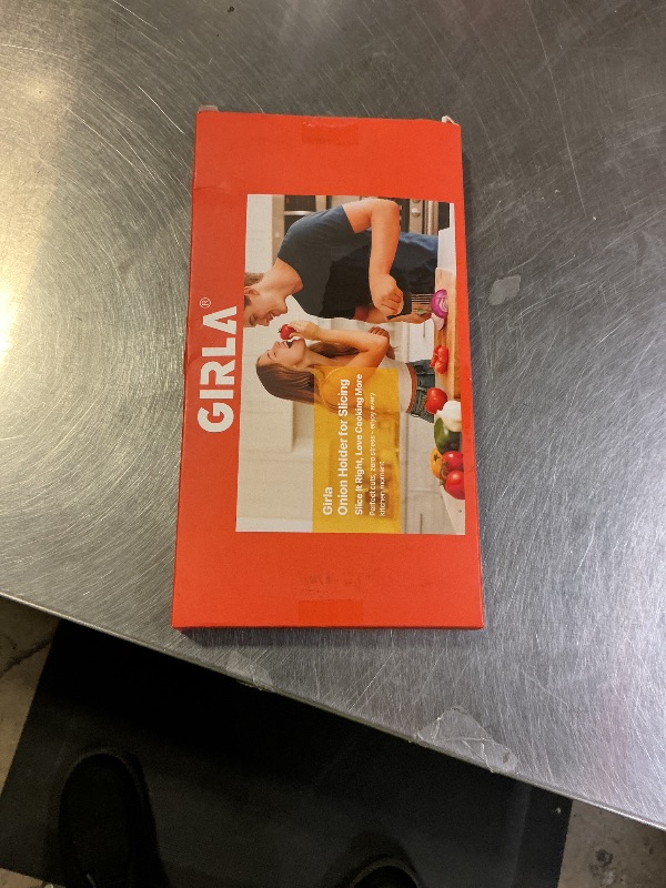 Photo 1 of ?2 PCS?Onion Holder for Slicing - Stainless Steel Vegetable & Fruit Cutter Chopper for Onions, Tomatoes, Avocados, Potatoes, Eggs, Meat & Lemon - Kitchen Slicer Assistant with Neat Guide & Tenderizer.