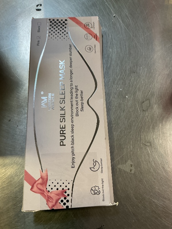 Photo 1 of 100% Silk Sleep Mask for Women, Mulberry Silk Eye Mask for Side Sleepers, Adjustable Fit for All Heads, Soft Zero Pressure Comfort, Unisex Travel Eye Cover(Pink)