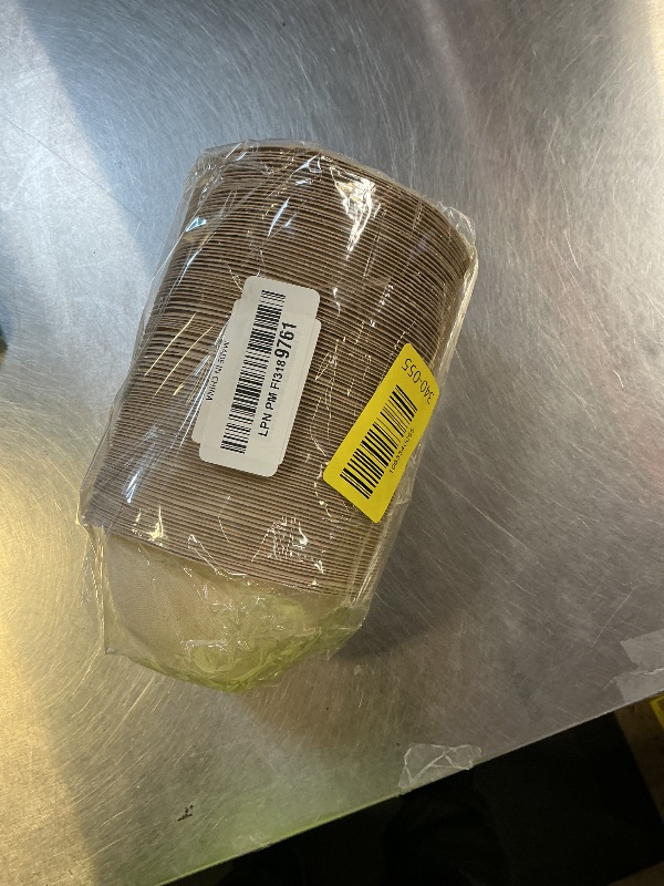 Photo 1 of 100 Pack 8oz Compostable Paper Bowls,Heavy-Duty Disposable Natural Bagasse Bowls,Biodegradable Soup Bowls,Eco-Friendly,Heat Resistant,for Ice Cream,Salad,Soup,Snack,Dessert,Pasta,Hot or Cold Use