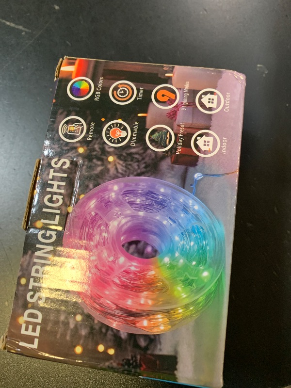 Photo 1 of 300 LED Fairy Lights Color Changing, 98 FT 35 Colors String Lights with Remote, 17 Single Color & 18 Holiday Colors, Christmas Twinkle Light Plug in for Bedroom Holiday Wedding Indoor Party Decor