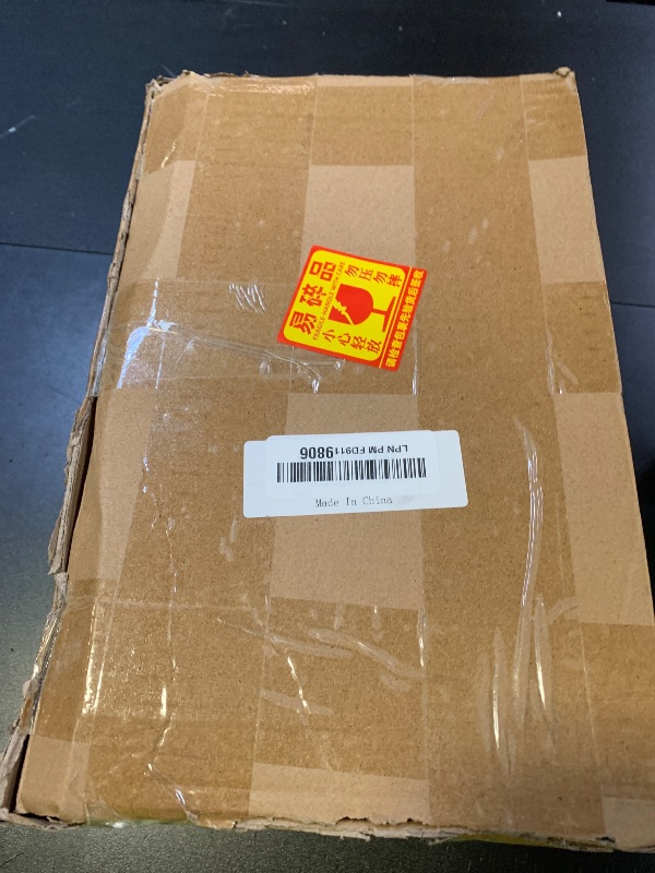 Photo 1 of 10 Inch Rectangle Ceramic Orchid Pot with Holes & Saucer - White, Effective Drainage & Ventilation for Indoor Orchids