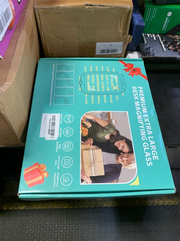 Photo 1 of 10X 30X 7 Inch Extra Large Magnifying Glass with Light and Stand, 5 Color Modes Magnifying Lamp Adjustable Lighting Level, Flexible Gooseneck Hands Free Reading Magnifier for Books Crafts Close Work