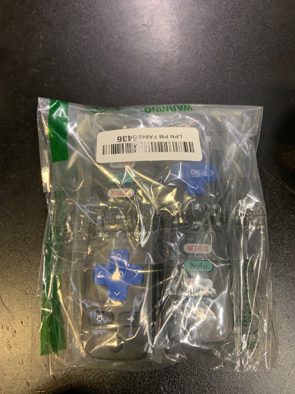 Photo 1 of (Pack of 2) Replacement Remote Control Only for Roku TV, Compatible for TCL Roku/Hisense Roku/Onn Roku/Sharp Roku/Element Roku/Westinghouse Roku/Philips Roku Smart TVs (Not for Roku Stick and Box)