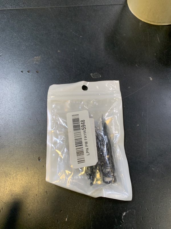 Photo 1 of 10 Pcs Halloween Costume Claws Fake Nails Ring Set, Vampire Nails and Witch Fingers Costume Accessories with Hair Braiding Tools for Scary Cosplay Party Favors (Black)