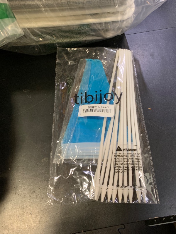 Photo 1 of 12 Pack Blue Pennant Flags Small Mini Hand Held Solid Color Pennant On Sticks Flags with 12.6"Solid Pole & Spear Top,Party Events Celebration,School,Grand Opening,Kids Birthday,Sports Clubs,Flower Pot