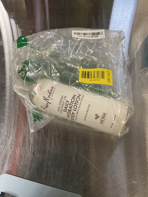 Photo 1 of 100% Virgin Coconut Oil Daily Hydration Body Lotion by Shea Moisture for Unisex - 13 oz Body Lotion