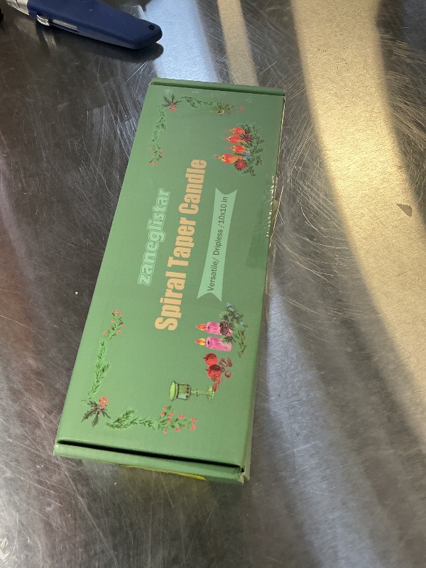 Photo 1 of 10 Inch 10 Pack Soft Baby Pink Spiral Taper Candle Set, Dripless Long Burning Time Candlesticks for Dinner Baby Shower Party Brithday Wedding Engagement Party and Home Decor