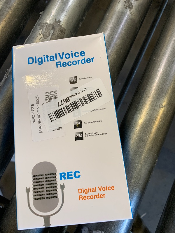 Photo 1 of 128GB (9800Hrs) Voice Recorder w/Type-C, Audio Recording Device with AI-Intelligent Noise Reduction, Digital Voice Activated Recorder 180 Days Storage Capacity for Lectures, Class, Work, Interviews