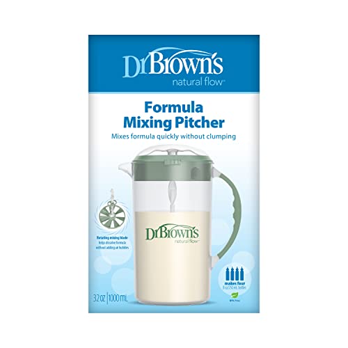 Photo 1 of Dr. Brown's Baby Formula Mixing Pitcher with Locking Lid & No Drip Spout - 32oz - Green