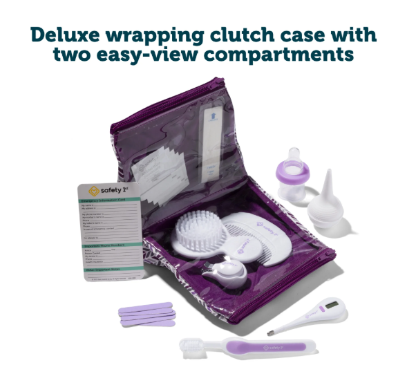 Photo 1 of Safety 1st Deluxe Healthcare and Grooming Kit - Pyramids Grape Juice