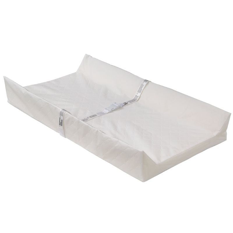 Photo 1 of Delta Children Foam Contoured Changing Pad with Waterproof Cover - White
