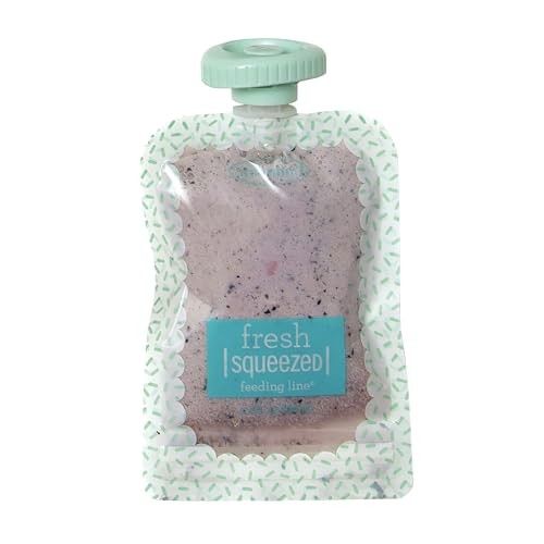 Photo 1 of Infantino Reusable Squeeze Pouches for Homemade Baby Food, 3.5 Oz, Pack of 25 - BPA, PVC, and Phthalate-Free, Freezer-Safe, with Clear Window