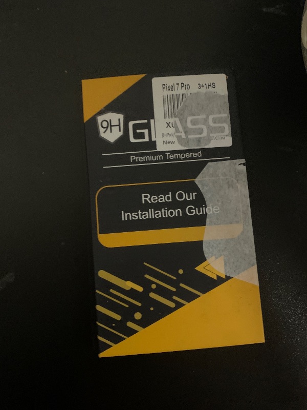 Photo 1 of [3+1 Pack] for Google Pixel 7 Pro Screen Protector, 9H Tempered Glass, Ultrasonic Fingerprint Compatible, 3D Curved, HD Clear Scratch Resistant for Google Pixel 7 Pro 5G Glass Screen Protector