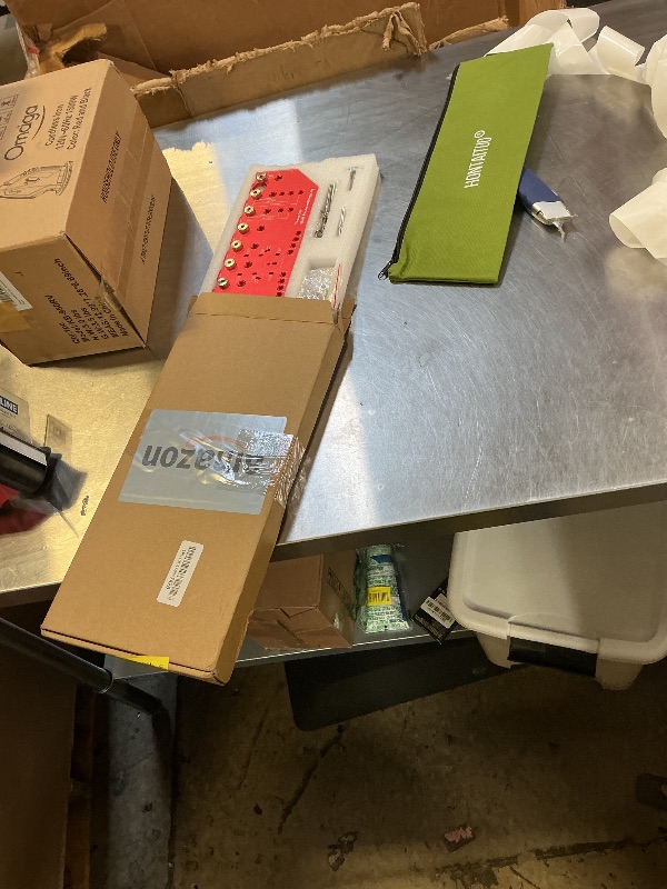 Photo 1 of 11-Hole Shelf Pin Jig and Hinge Jig 2-in-1,1/4 Inch and 5mm Shelf Pin Drilling Jig,Self-contained Clamping Function Shelf Jig and Cabinet Hardware Jig Tool Drill Guide