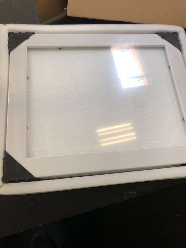 Photo 1 of [2-Pack] Kids Art Frames, 8.5x11 Front Opening Kids Artwork Frames Changeable, White Artwork Display Storage Frame for Wall, Holds 50 Pcs, for 3D Picture, Crafts, Hanging Art, Portfolio