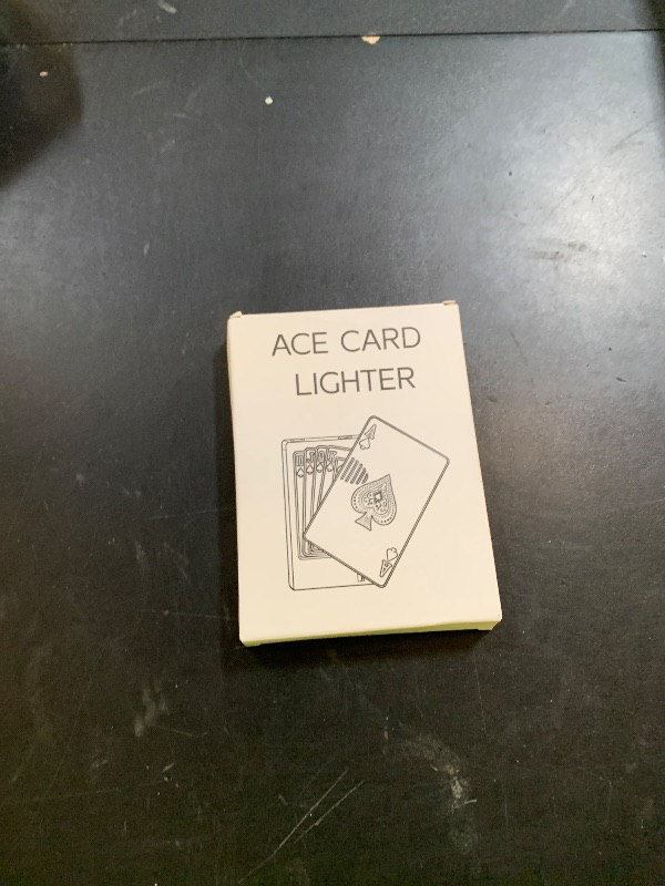 Photo 1 of 2 Pack Jet Torch Lighter Ace Card Lighters Green Flame Refillable Butane Lighters Ace of Spades Cool Lighter Adjustable Windproof Poker Lighter (Without Gas)