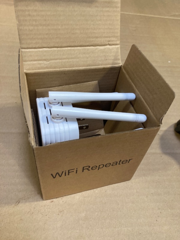 Photo 1 of 300Mbps WiFi Extender Signal Booster,WiFi Extender Dual Band for Home?New Gen 6X Faster Internet Booster Extender, WiFi Repeater Coverage up to 10K sq.ft and 65 Devices (White)