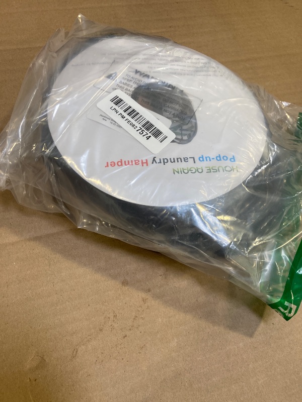 Photo 1 of 2 Pcs Strong Mesh Pop-up Laundry Hamper, Quality Pop Up Hampers for Laundry with Durable Handles Solid Bottom High Carbon Steel Frame, Easy to Open and Fold Flat for Storage(Black)