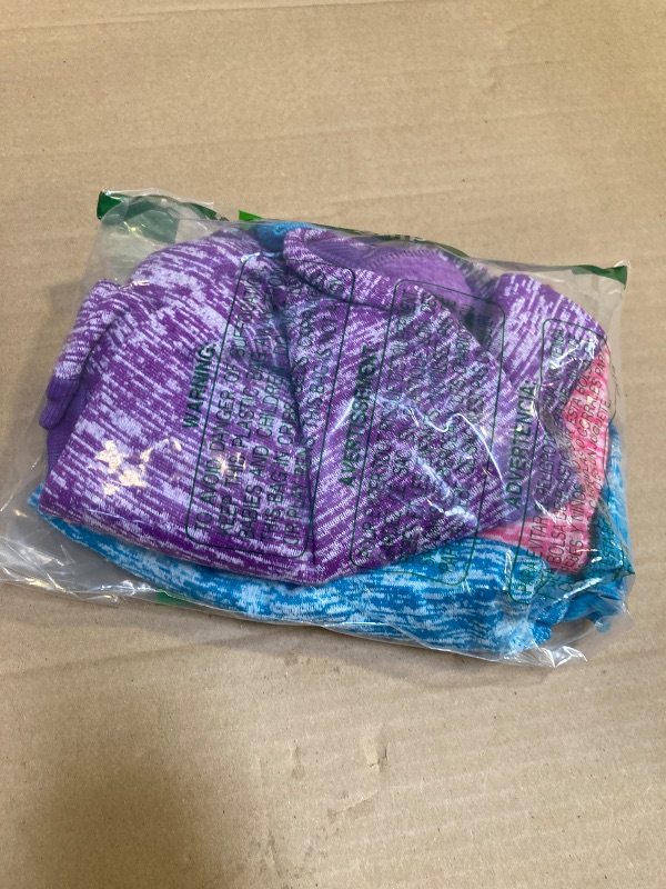 Photo 1 of 3 Pack Dog Sweaters for Small Dogs Girl Boy Winter Fleece Clothes Warm Soft Dog Sweatshirt Outfit for Dogs Cats Pet Apparel (Rose+Light Blue+Purple, Large)