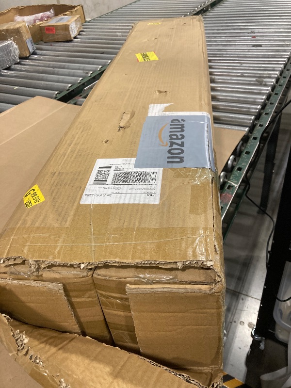 Photo 1 of 45" Aluminum Alloy Fence Post 2 Pc Mate Black Metal Wood Privacy Fence End Post for Air Conditioner, Pool Equipment Enclosure-Trash Can