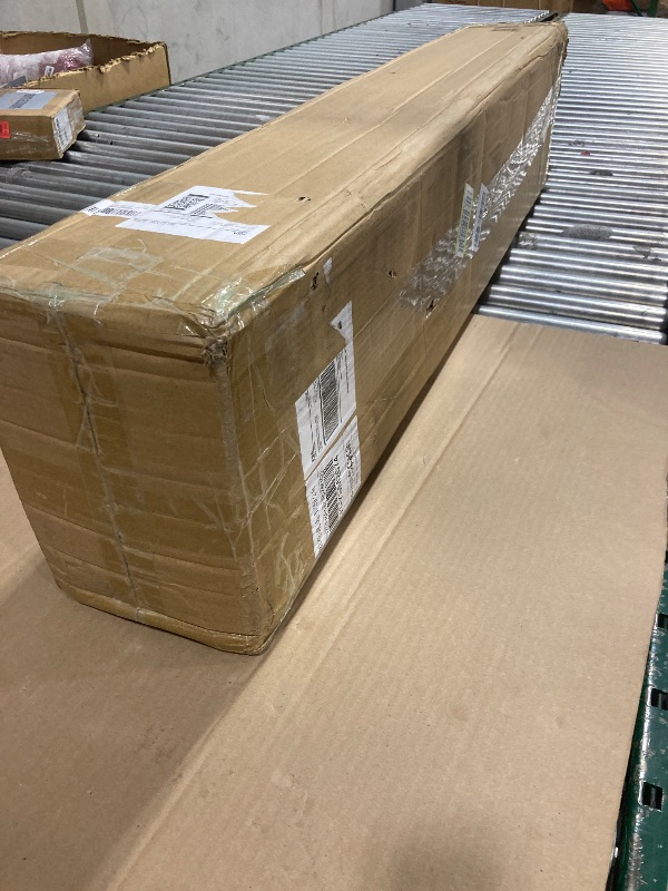 Photo 1 of 45" Aluminum Alloy Fence Post 2 Pc Mate Black Metal Wood Privacy Fence End Post for Air Conditioner, Pool Equipment Enclosure-Trash Can