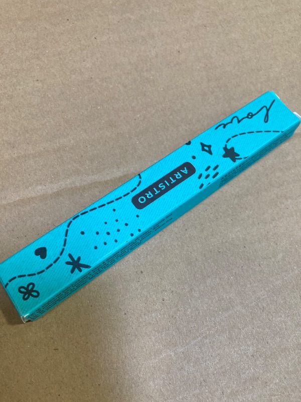 Photo 1 of ARTISTRO 2 Black Dual-Tip Fabric Markers - Fabric Decorating Kit - Permanent for Clothes - Acrylic Paint Pens for Sneakers, Bags, Shoes, Textile, Canvas, Sewing, Craft, DIY - Brush and Fine Tip