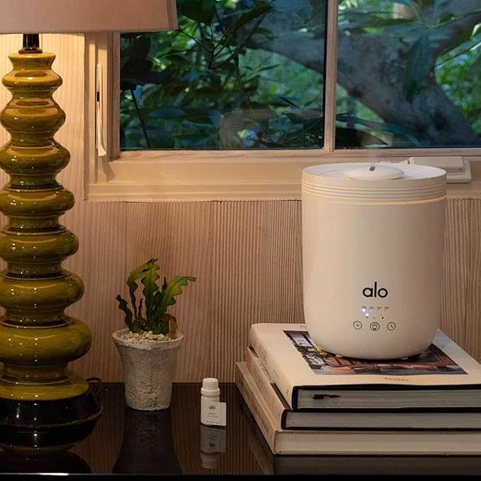 Photo 1 of Alo Aura Diffuser | Essential Oil Diffuser & Cool Mist Humidifier | Quiet Operation | Covers 700 Sq. Ft | Up to 22 Hrs Runtime | for Home, Workout Studios, Classrooms |