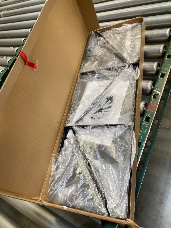 Photo 1 of BAMEOS 24X8 Floating Shelves Rustic Wood Wall Shelf Set of 3,Bookshelf for Living Room, Office, and Bedroom, with Metal Bracket…