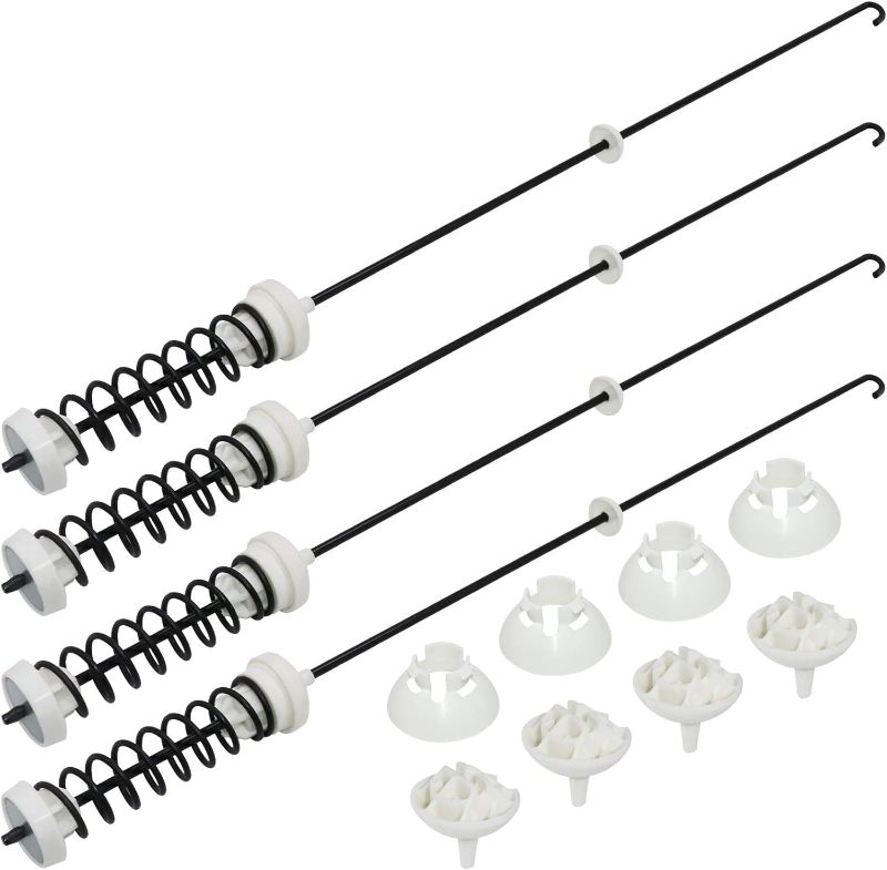 Photo 1 of ?2025 UPGRADED?W10780048 WTW4800XQ4 WTW4800XQ1 RTW4640YQ1 ATW4675YQ1 Washer Suspension Rod Kit(4 packs) by Beaquicy - Replacement for Whirlpool Ken-more Admiral May-tag Washing Machine