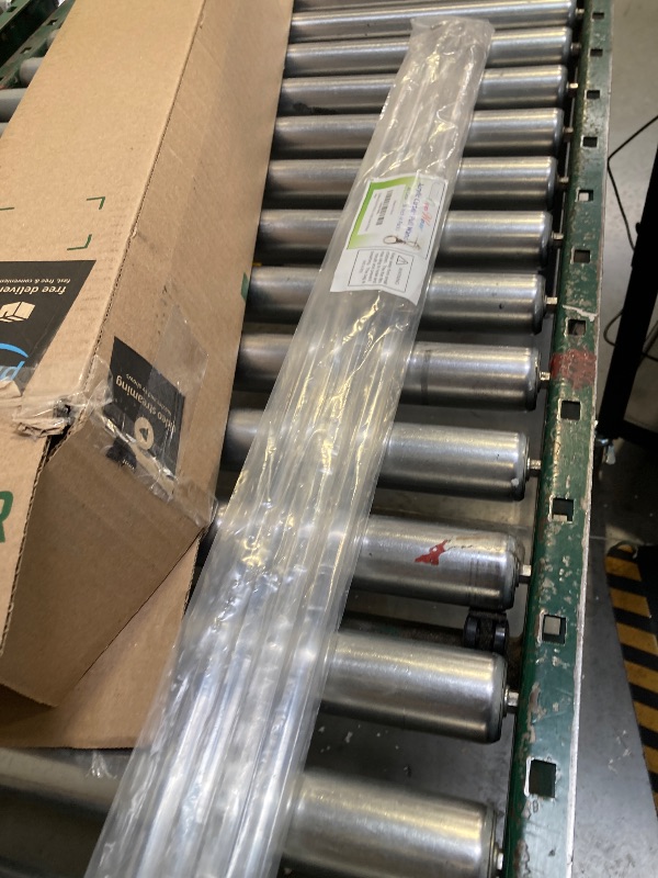 Photo 1 of 36 inch (4 Pack) All Clear Acrylic Curtain Rod - Invisible Clear Curtain Wand for Opening-Closing