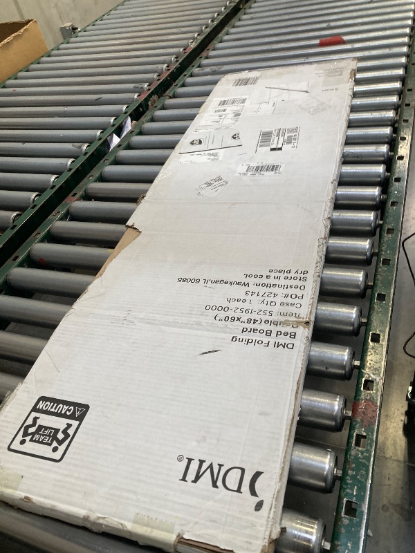 Photo 1 of DMI Foldable Box Spring, Bunkie Board, Bed Support Slats for Support to Streamline and Minimize the Bed, No Assembly Needed, Full Size, 60 x 48