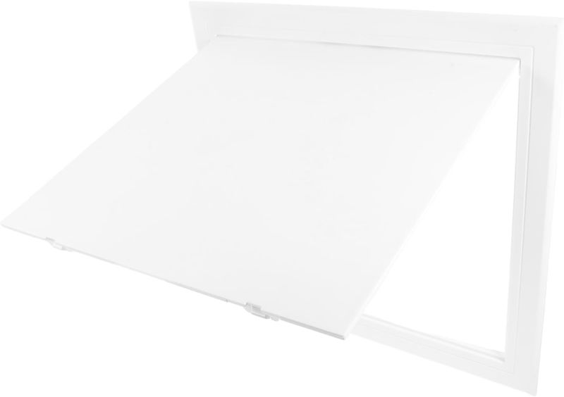 Photo 1 of Abs Ceiling Access Door Panel Square Inspection Port Cover White Decorative Hatch for Durable Abs Material Multiuse Plumbing Access