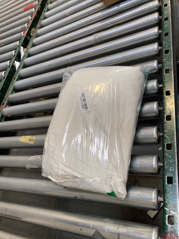 Photo 1 of 100% Blackout Shield Linen Blackout Curtains for Bedroom 84 Inches Long, Back Tab/Rod Pocket Living Room Drapes, Thermal Insulated Blackout Curtains 2 Panels Set, 50" W x 84" L, Light Cream