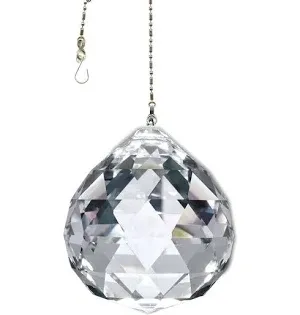 Photo 1 of Healing Crystal Energy Wind Chime, Crystals Decor, Meditation Home Decoration, Gem Wall Decoration, Birthday Gift,  CLEAR  Sunshine Catcher