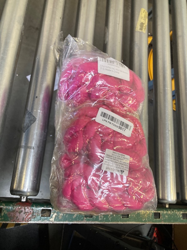 Photo 1 of 15 Pack Hot Pink Cheesecloth Table Runner 17 x 108 inch Cheese Cloth Table Runners 9ft Pink Table Runner Rustic Romantic Sheer Gauze Runner for Wedding Party Baby Shower Table Decoration