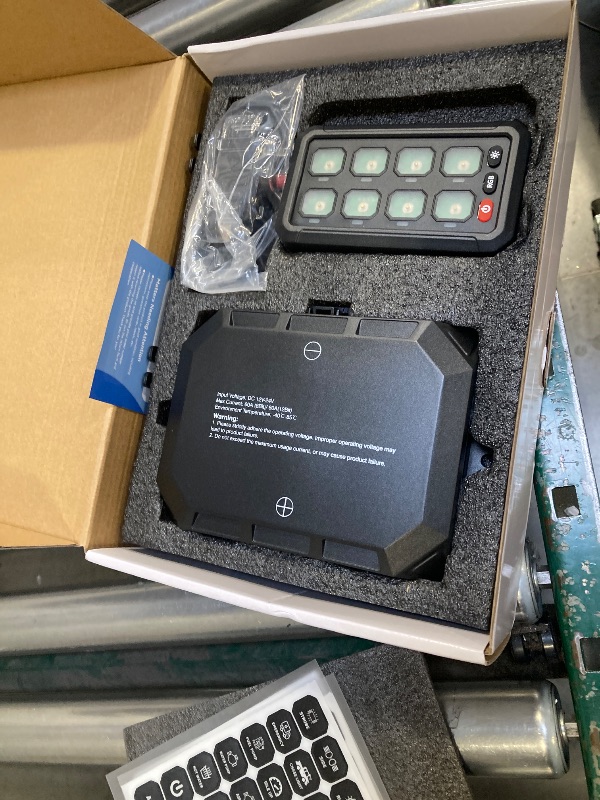 Photo 1 of SUPAREE 8 Gang Bluetooth RGB Switch Panel,Toggle Momentary Flash Strobe Memory Function Auxiliary Switch Panel,Waterproof Circuit Control Relay System Box Universal for Truck ATV SUV UTV Boat