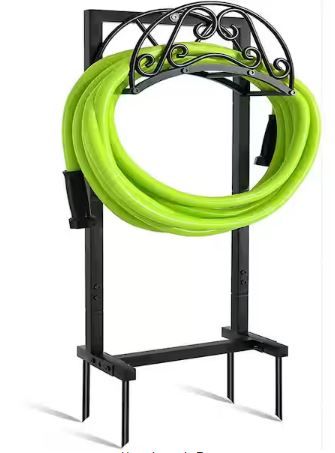 Photo 1 of Garden Hose Holder GREENER Detachable Water Hose Holder Freestanding