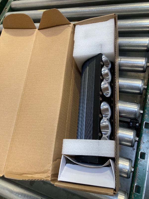 Photo 1 of Lightronic Off-Road 10" Single Row LED Light Bar, 6000K Cool-White Spot Beam for Headlight High Beam Supplement, 12V/24V DC, Corrosion Resistant, Rugged Die-Cast Aluminum Housing, 1-Pack