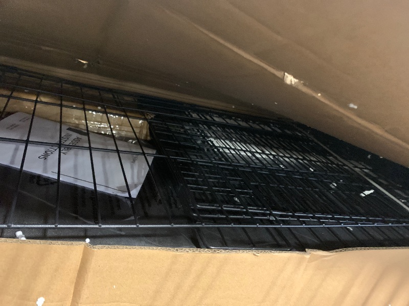 Photo 1 of ***PARTIAL SET - BOX 2/2 ONLY*** YITAHOME King Size Bed Frame with 3 Storage Drawers and RGB LED Lights, Velvet Upholstered Bed with Charging Station and Storage Headboard, No Box Spring Needed, Easy Assembly, Noise-Free, Grey