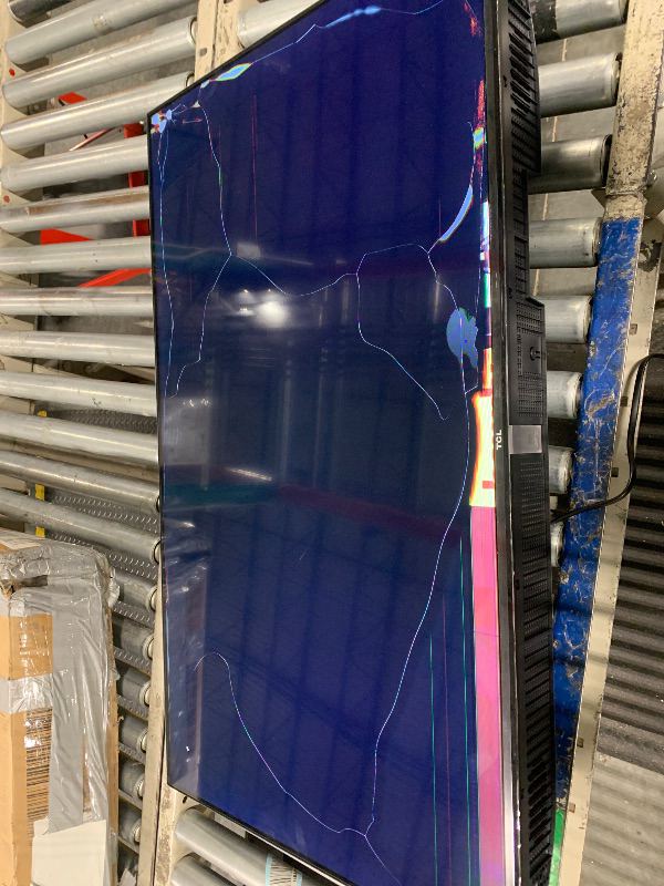 Photo 1 of ***BROKEN TV / FOR PARTS / FINAL SALE / NO RETURNS / NO REFUNDS*** TCL 43-Inch Class S3 1080p LED Smart TV with Roku TV (43S350R, 2023 Model), Compatible with Alexa, Google Assistant, and Apple HomeKit Compatibility, Streaming FHD Television