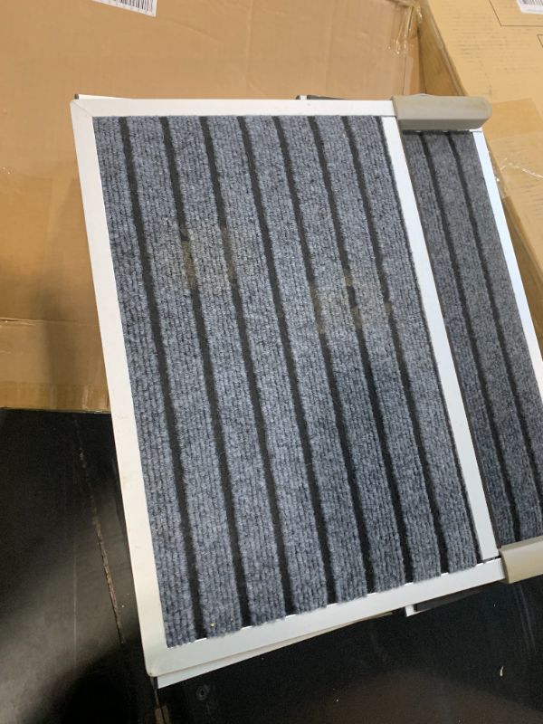 Photo 1 of (***FINAL SALE/NO RETURN***)
Extra Wide Dog Stairs for Large Dogs, Foldable Dog Ramp for Car with Non Slip Rug Surface, Portable Pet Steps for Cars, SUV, High Beds, Trucks, Supports up to 200 lbs (for The Trunk of The Car Only)