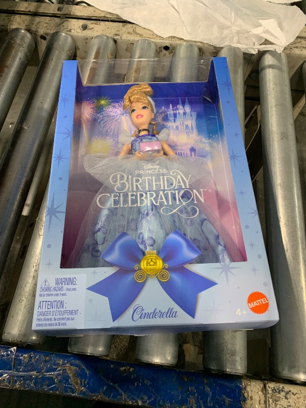 Photo 1 of ?Mattel Disney Princess Cinderella Birthday Collectible Fashion Doll, Inspired by Disney Movie, Special Occasion Gifts for Kids & Collectors