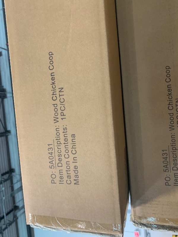 Photo 1 of ***FACTORY SEALED*** Hanover Wooden Chicken Coop with Ramp, Nesting Box, Wire Mesh Run and Waterproof Roof