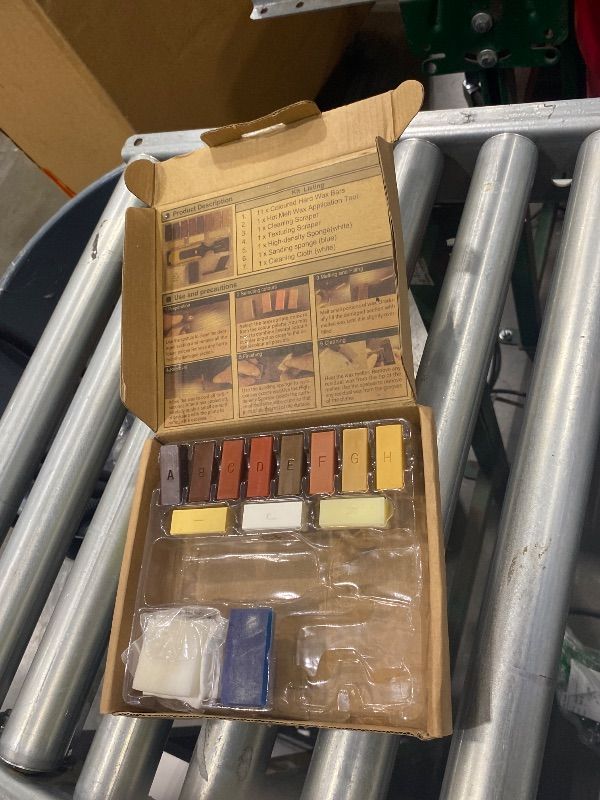 Photo 1 of **MISSING PIECES** 
Hardwood Vinyl Floor Repair Kit - 11 Colors Repair Floor Wax Touch Up Marker, Laminate Floor Repair Kit Restore Any Holes, Scratches, Cracks, Stains for Wood Floor, Table, Door, Cabinet