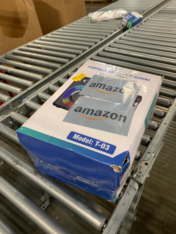 Photo 1 of *****MISSING CHARGIN CABLE******VOSOCO Karaoke Machine, Portable Bluetooth Karaoke Speaker with 2 Wireless Microphones, PA System for Adults Kids with LED Lights & Echo Adjustment, Supports TWS/TF/USB/AUX for Home Party