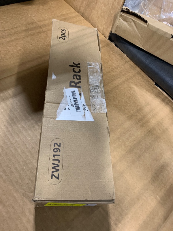 Photo 1 of **MISSING HARDWARE**
HapiRm Over Door Hat Rack - 2 Packs Hat Organizer with 8 Hooks Design, Hanging Baseball Cap Organizer Storage Holds Up to 40 Caps for Door, Bedroom, Closet (White)