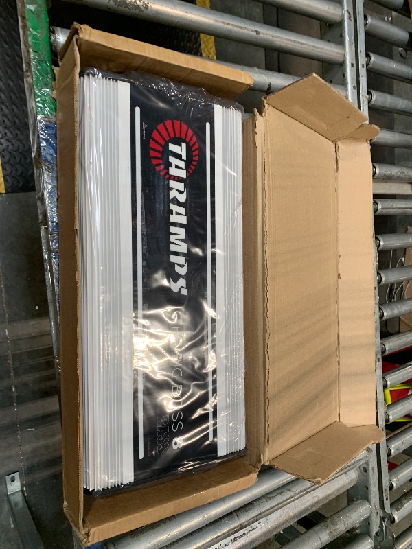 Photo 1 of ***MINOR DAMAGE, BROKEN PIECE OF PLASTIC***Taramps The Big Boss 8 Bass White Version Monoblock Amplifier RGB Effects 0.5~2 Ohms 8000 Watts Rms Multi-Impedance Car Audio System Class D, Smart 8k