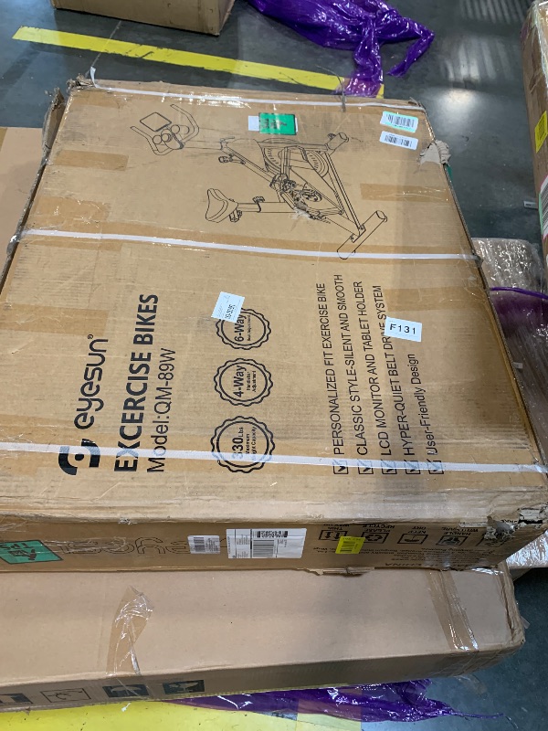 Photo 1 of *MISSING PARTS - See Clerk Notes*
Exercise Bikes for Home,Indoor Cycling Bike with Adjustable Magnetic,Brake Pad Resistance Silent Belt Drive,330lbs Weight Capacity &Upgraded Version Seat for Home Cardio&Weight Loss