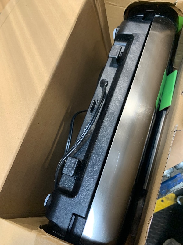 Photo 1 of ***USED AND POSSIBLE MISSING BAGS, SELLING FOR PARTS AS IS FINAL SALE***95kPa Vacuum Sealer Machine with AquaLock Technology, for Moist Seals, 2X Seal & 130W, Fully Automatic Food Sealer, Built-In Cutter, Bag Storage & Hose, Precision Sealing, 2 Bag Rolls